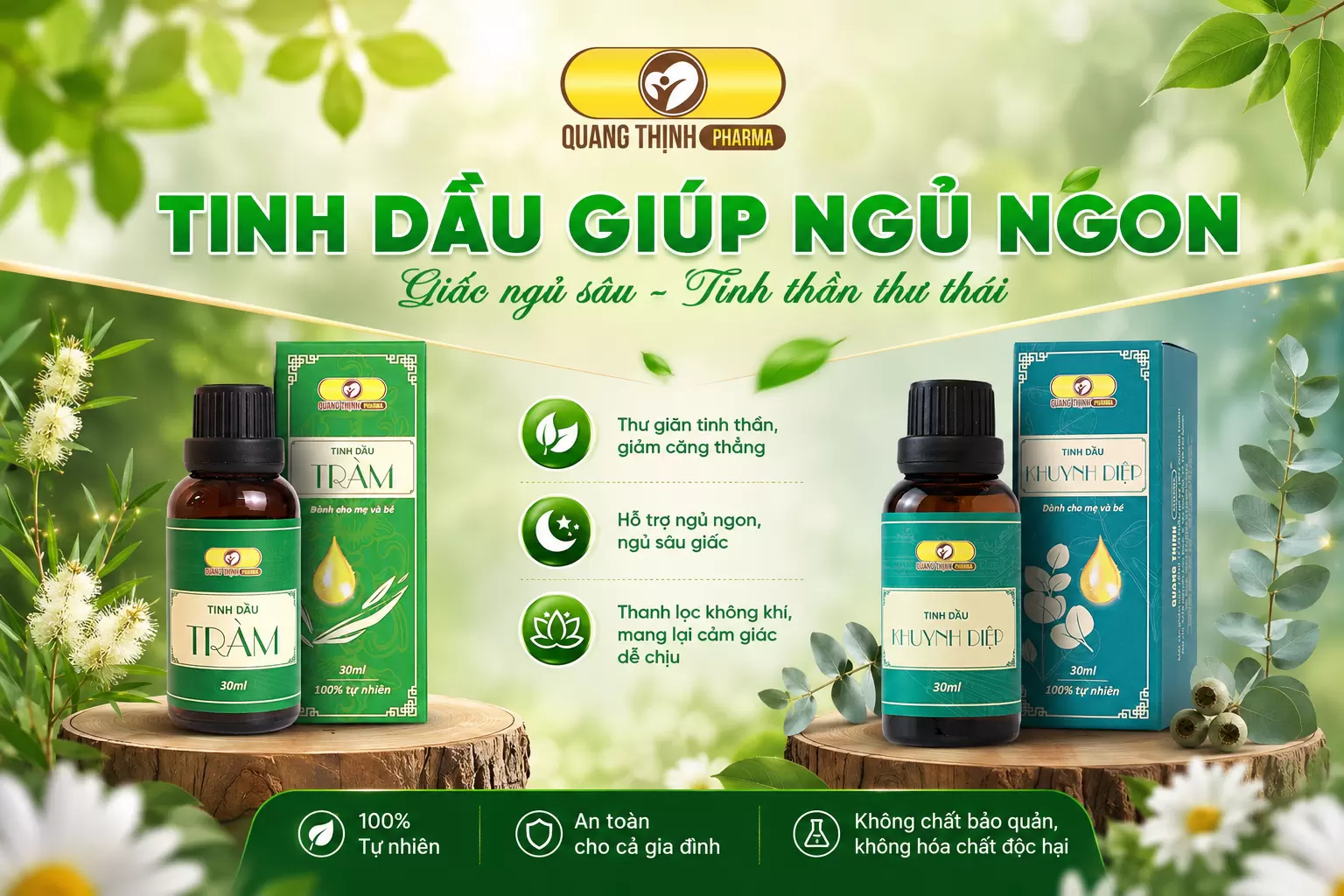 Tinh Dầu Giúp Ngủ Ngon – Bí Quyết Ngủ Sâu Giấc Bất Chấp Trời Mưa Bão, Sấm Chớp